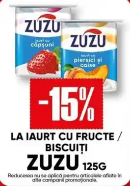 PROFI Zuzu iaurt cu fructe / biscuiti Ofertă
