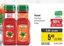 Mega Image Tomi ketchup dulce/picant Ofertă