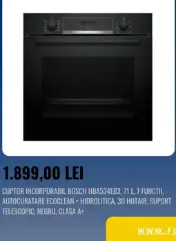 Flanco Bosch cuptor incorporabil Hba534eb3 Ofertă