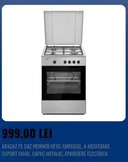 Flanco Heinner aragaz pe gaz Hfsc-Sme66isl Ofertă