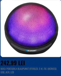 Flanco BlAupunkt boxa portabila bt08led Ofertă