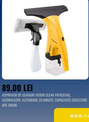 Vision Clean aspirator de geamuri vwvc01ag