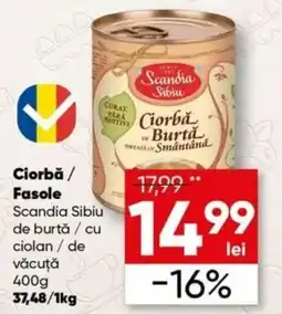 PROFI Scandia Sibiu Ciorbă / Fasole Ofertă