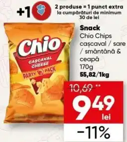 PROFI Chio Chio Chips cașcaval / sare / smântână & ceapă Ofertă