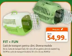 Fressnapf Fit + Fun cutii de transport pentru câini Ofertă