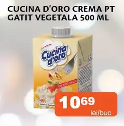 Unicarm Cucina d'oro crema pt gatit vegetala Ofertă