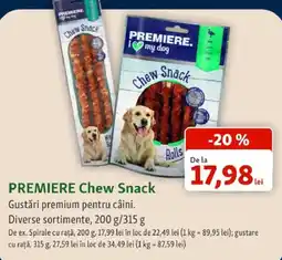 Fressnapf Premiere chew snack Ofertă