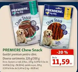Fressnapf Premiere chew snack Ofertă