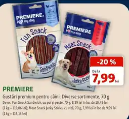 Fressnapf Premiere fun snack sandwich Ofertă