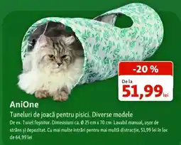 Fressnapf AniOne tuneluri de joacă pentru pisici Ofertă