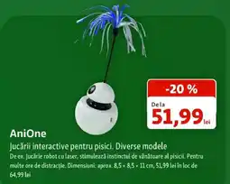 Fressnapf AniOne Jucării interactive pentru pisici Ofertă