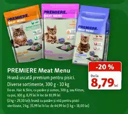 Fressnapf Premiere meat menu Ofertă