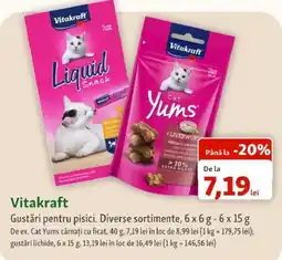 Fressnapf Vitakraft gustări pentru pisici Ofertă
