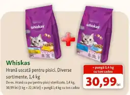 Fressnapf Whiskas hrană uscată pentru pisici Ofertă