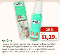 Fressnapf AniOne produse de îngrijire pentru câini Ofertă