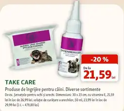 Fressnapf Take care șervețele pentru ochi și urechi Ofertă