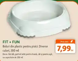 Fressnapf Fit + Fun boluri din plastic pentru pisici Ofertă