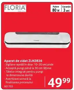 Selgros Aparat de vidat ZLN3836 Ofertă