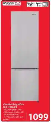 Selgros Combină frigorifică DLF-260MEX Ofertă