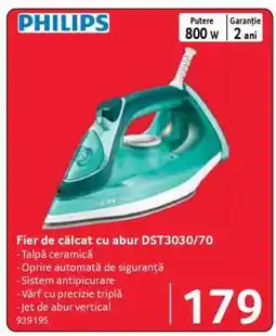 Selgros Fier de călcat cu abur DST3030/70 Ofertă