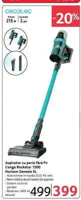 Selgros Aspirator cu perie fără fir Conga Rockstar 1500 Horizon Genesis XL Ofertă