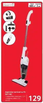 Selgros Aspirator vertical cu fir DX118C Ofertă