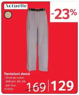 Selgros Pantaloni damă Ofertă