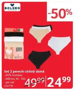 Selgros Set 3 perechi chiloți damă Ofertă