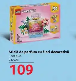 Selgros Sticlă de parfum cu flori decorativă Ofertă