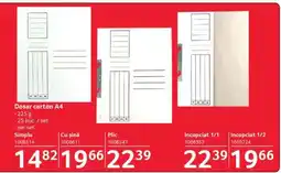 Selgros Dosar carton A4 Ofertă