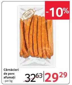 Selgros Cârnațiori de porc afumați Ofertă