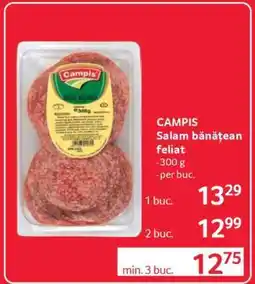 Selgros CAMPIS Salam bănățean feliat Ofertă