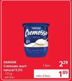 Selgros DANONE Cremosso iaurt natural 5,3% Ofertă