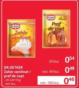 Selgros DR. OETKER Zahăr vanilinat / praf de copt Ofertă