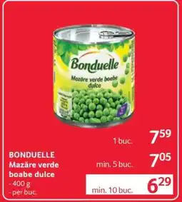 Selgros BONDUELLE Mazăre verde boabe, dulce Ofertă
