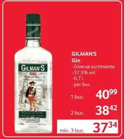 Selgros GILMAN’S Gin Ofertă