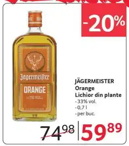 Selgros JÄGERMEISTER Orange Ofertă