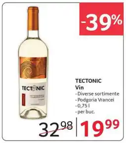 Selgros TECTONIC Vin Ofertă
