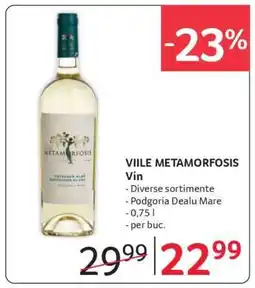 Selgros VIILE METAMORFOSIS Vin Ofertă