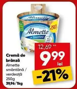 PROFI Cremă de brânză Almette Ofertă