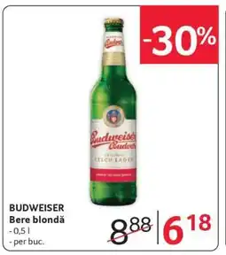 Selgros Budweiser Bere blondă Ofertă