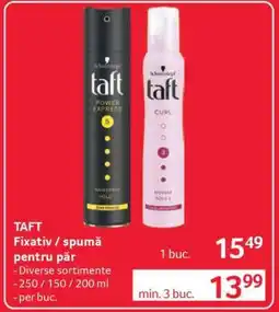 Selgros TAFT Fixativ / spumă pentru păr Ofertă