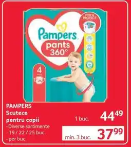 Selgros PAMPERS Scutece pentru copii Ofertă