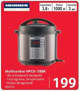 Selgros Multicooker HPCK-38BK Ofertă