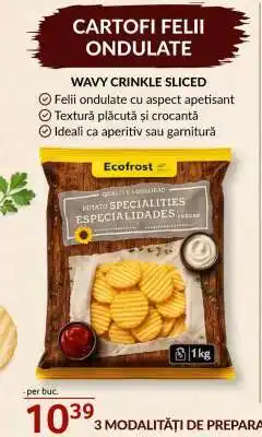 Selgros Cartofi Felii Ondulate Ofertă