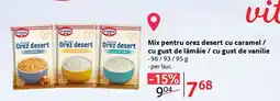 Selgros Mix pentru orez desert cu caramel / cu gust de lămâie / cu gust de vanilie Ofertă