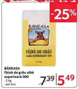 Selgros BĂNEASA Făină de grâu albă superioară 000 Ofertă
