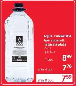 Selgros AQUA CARPATICA Ofertă