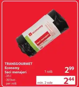 Selgros TRANSGOURMET Economy Saci menajeri Ofertă