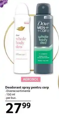 Selgros Deodorant spray pentru corp Ofertă